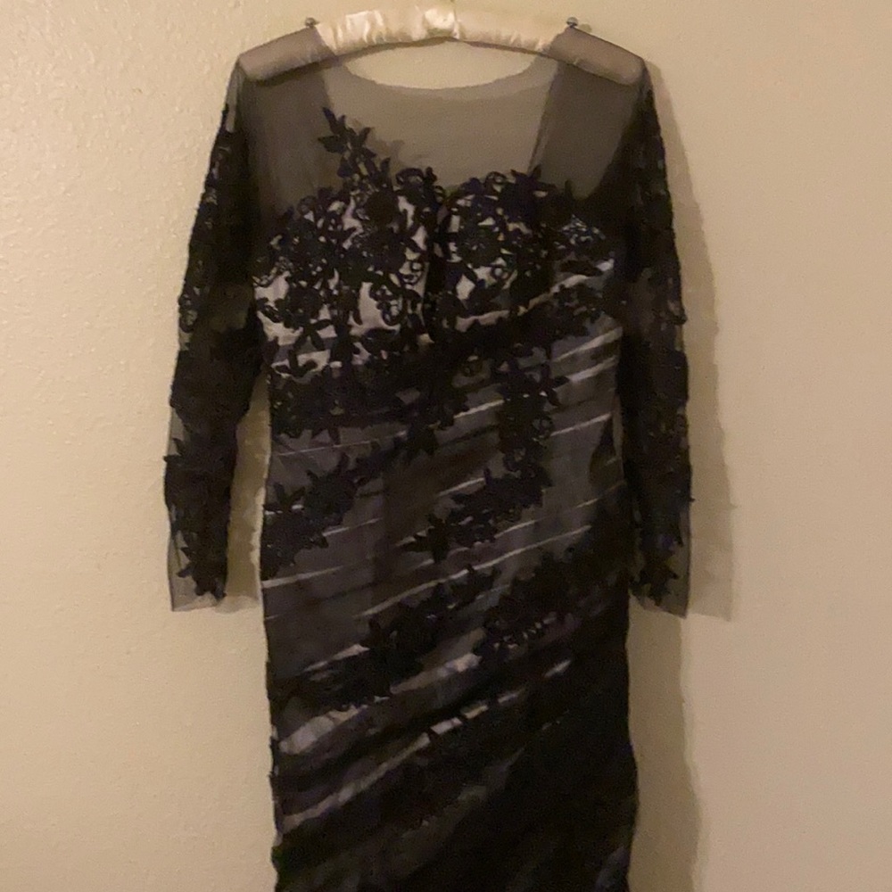 Black and grey dress
